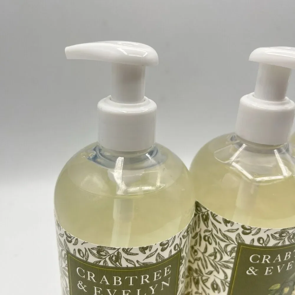 3 Crabtree Evelyn OLIVE OIL Luxury Hand Wash Soap 16.9 oz